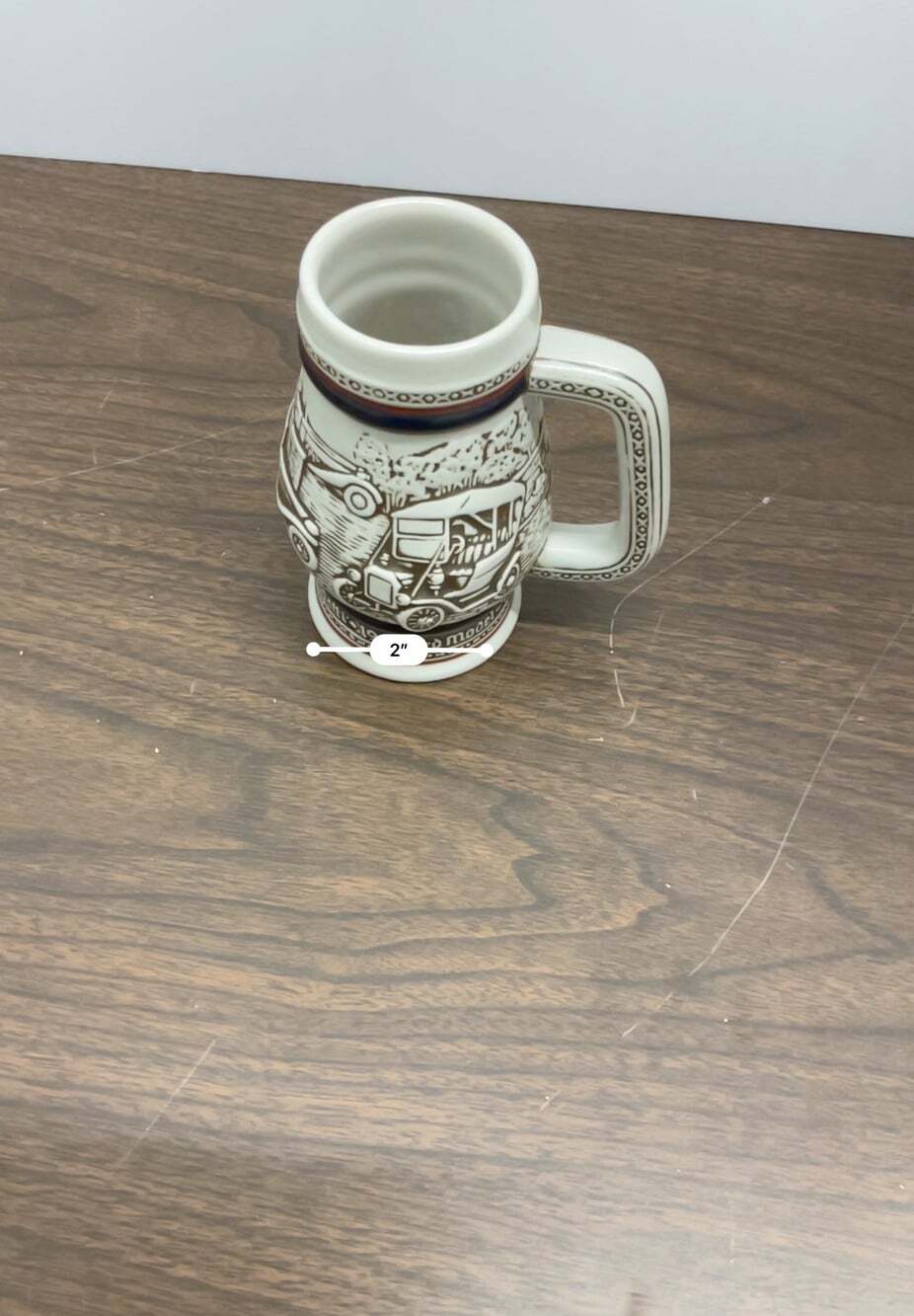1982 Avon mini ceramic beer stein manufactured by Ceramarte in Brazil - Picture 3 of 5
